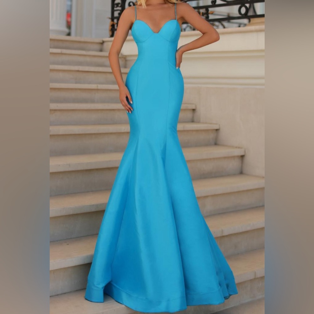 Clarisse prom, formal, wedding Dress size 0. Back is lace up.